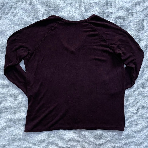 Brandy Melville v-neck longsleeve Tunic Top - Picture 5 of 8